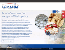 Tablet Screenshot of lomania.pl